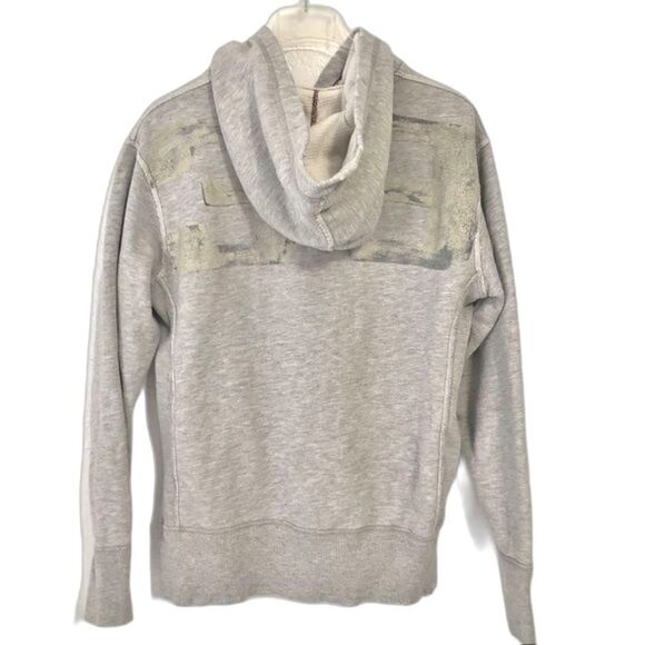 AMERICAN EAGLE Gray 1/4 Zip pullover Hoodie Size XS Unisex - Picture 2 of 9